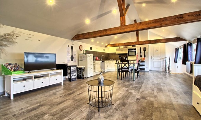 Bayeux Apartment | Large Loft with terrace