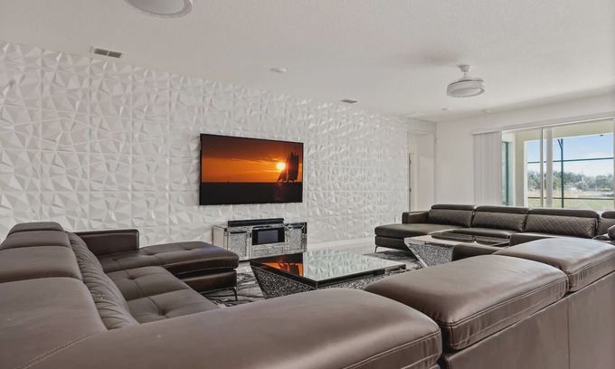 Kissimmee House | Large Luxury Villa | Game Room | Home Theater | Lake View | Veranda Palms Resort