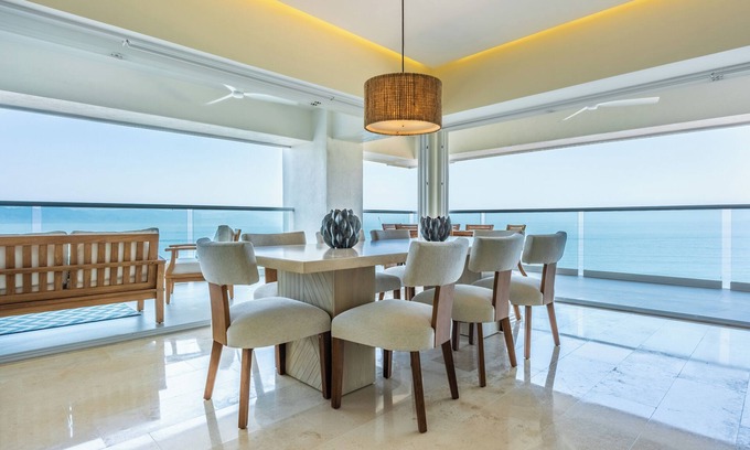Puerto Vallarta Condo | Large New Beachfront Condo Downtown Puerto Vallarta Harbor 701 4 Bed & 4 Bath