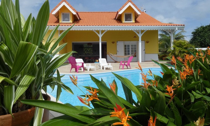 Le Marin Villa | Large new Creole villa with beautiful sea view