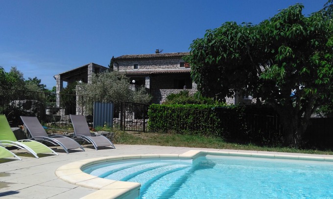 Labeaume House | LARGE OLD HOUSE, CHARM AND CHARACTER, IN COUNTRY STONES! Classified 4****