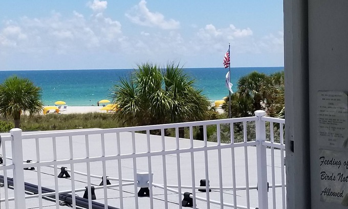 St. Pete Beach Condo | Large private balcony with Gulf views! 2 Bedroom condo. FN #205