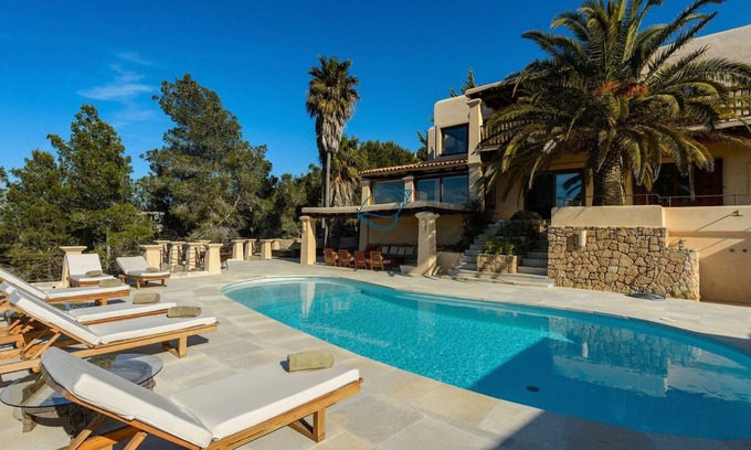 Sant Agusti des Vedra Villa | Large renovated luxury villa with spectacular views very private 6 bd pool