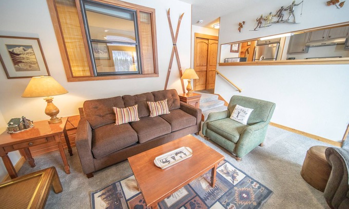 Lakeside Village Condo | Large Studio with Updated Kitchen and free shuttle