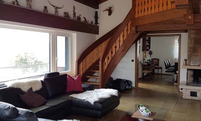 Rudenberg Apartment | Large stylish vacation apartment with sauna and far-reaching views, quiet location near Titisee