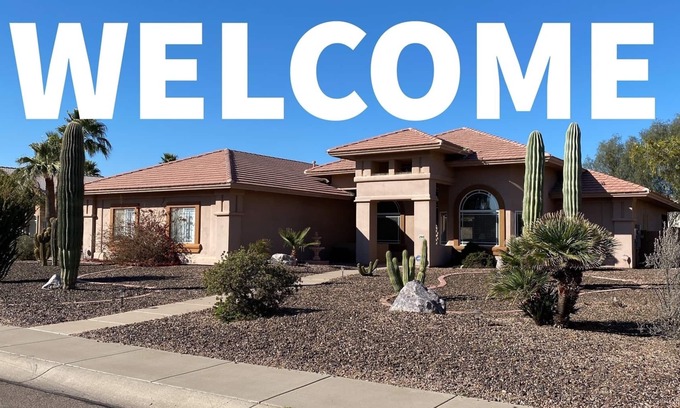 Casa Grande House | Large Upscale Vacation Home in Coyote Ranch with Private Pool and RV parking