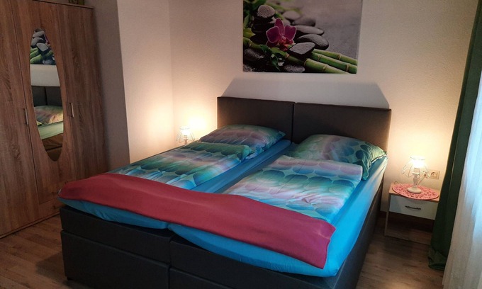 Friesoythe Apartment | Large vacation apartment with box-spring beds and balcony in Friesoythe