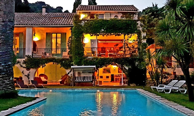 Nice Villa | Large Villa, Col de Villefranche, with pool & private tennis court