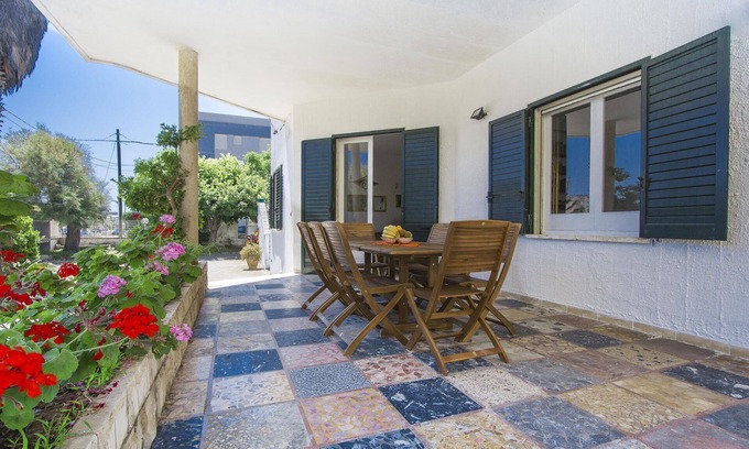 San Foca Villa | Large villa with sea view and outdoor spaces 20m from the sandy beach of San Foca.