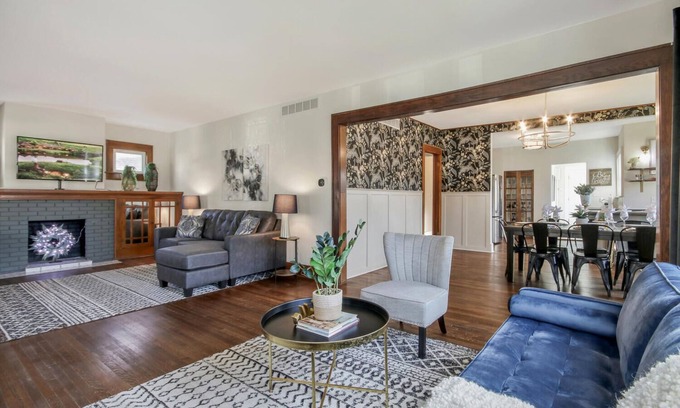 Wichita House | Large vintage home perfect for families!