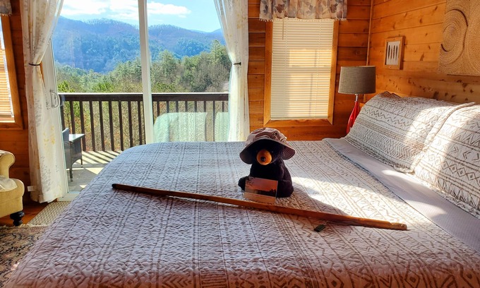 Blue Ridge Cabin | Last minute discounts. Cabin with Hot Tub & King Bed
