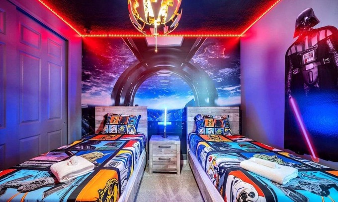 Four Corners Villa | Last Minute Disney! Private Pool, Hot Tub & Themed Bedrooms. Book Now! #118547