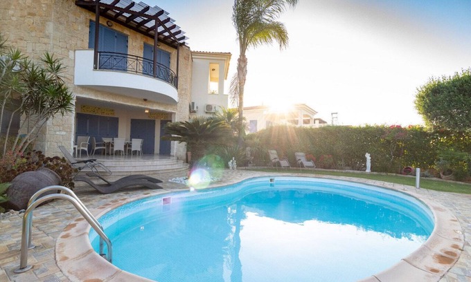 Neo Chorio Villa | Latchi - Luxury Villa - 200m Latchi's Blue Flag Beach - Sea Views - Private Pool