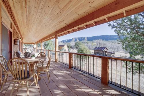 Pine House | Lavender Lodge Mountain-View Pine Cabin with Deck
