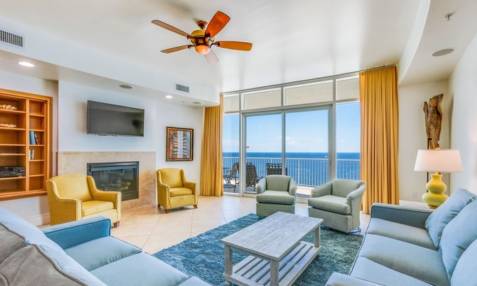 Orange Beach Condo | Lazy river! Gulf Front! New furnishings 2023. 2 night min. 2 kings, 2 fulls, SS.