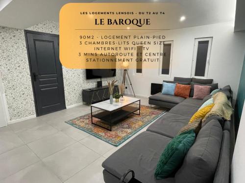 Lens Apartment | Le Baroque - plain-pied - 3 chambres - Wi-fi