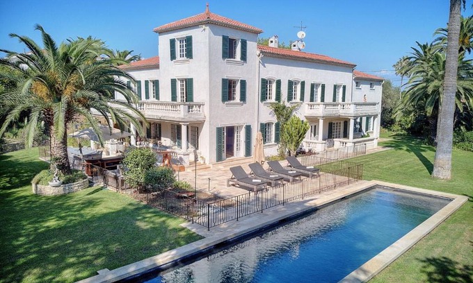 Antibes Villa | LE BEAUVERT Belle Epoque luxury villa of 500 m2 with pool