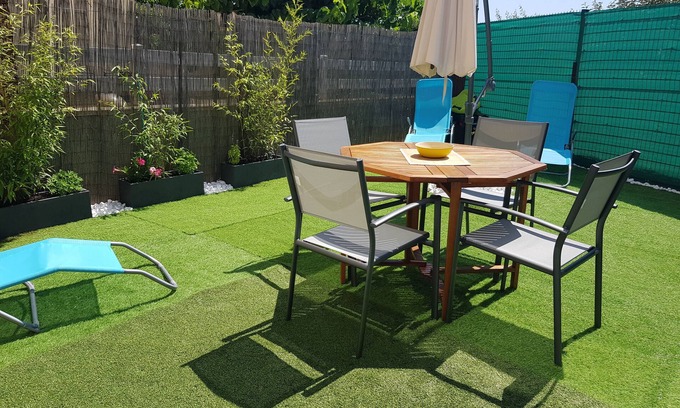Cap d'Agde Apartment | Le Cap d'Agde - Apartment with garden 50m from Richelieu-Rochelongue beaches