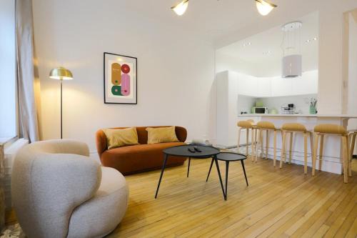 Poincare - Foch - Anatole France - Croix de Bourgogne Apartment | Le Chaleureux de Médreville - 6pers - 3chambres - 4lits - Terrasse