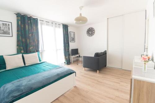 Le Kremlin-Bicetre Apartment | Le Citadin-T1-28m2-Pte Paris M7