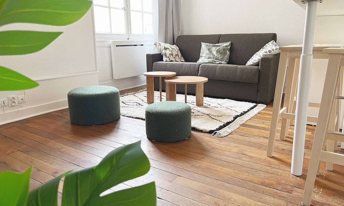 Downtown Angers Apartment | Le Cocon Angevin, City Center, Cosy, Gym included