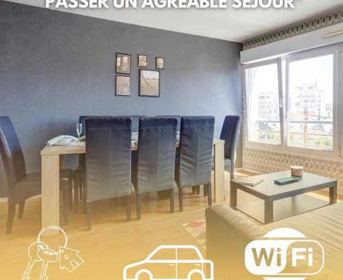 Reims Apartment | Le cocon Champenois-Parking, centre & Tram