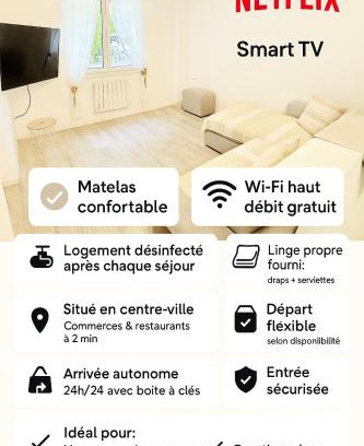 Gueret Apartment | Le Cocon Creusois 1