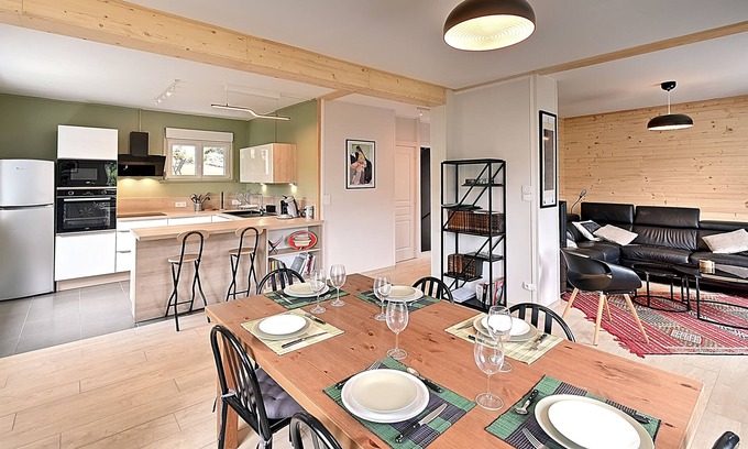 Travexin House | Le Cocoon Clairefontaine - Maison vue montagne