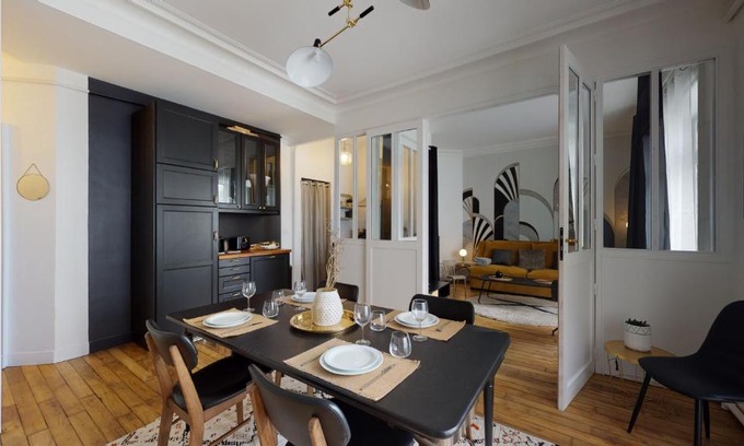 Dinan - Saint-Malo Apartment | Le Contour Saint-Aubin - Inspiration Art Déco en cœur de Ville