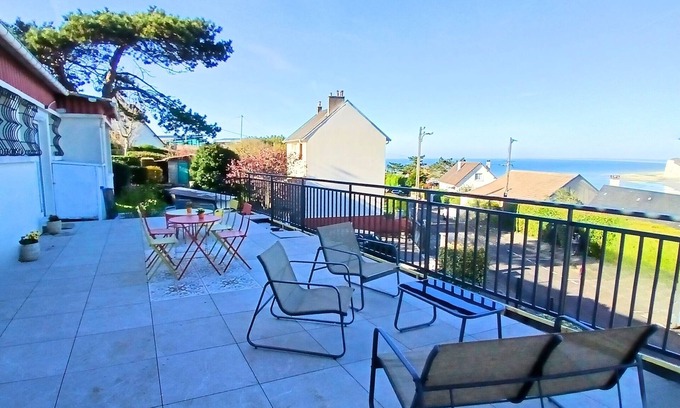 Le Treport House | Le Domaine des pins - Maison 2 Chambres vue mer