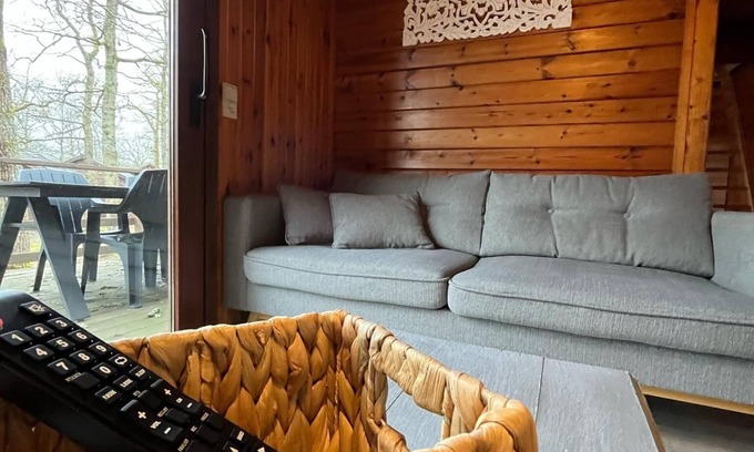 Somme-Leuze Ski Chalet | Le Forêv'Heure chalet just a stone's throw from Durbuy