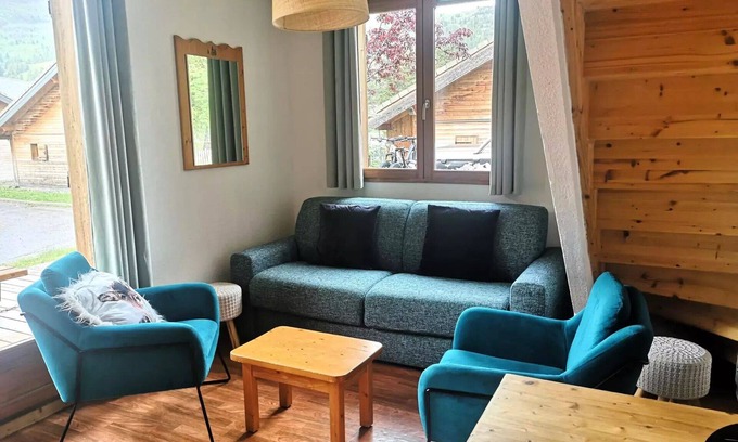 Saint-Etienne-en-Devoluy Ski Chalet | Le Hameau Du Puy Residence - Chalet 6 people duplex- Le Hameau du Puy