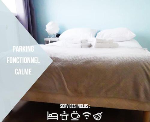 Chateauroux Apartment | Le Happy Parking Terrasse Calme Fibre