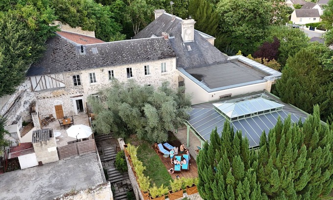 Sainte-Genevieve-les-Gasny House | Le Joli Logis du Château-Havre de Paix-3Ha 3Mn from Giverny-Pool-Spa-Fitness