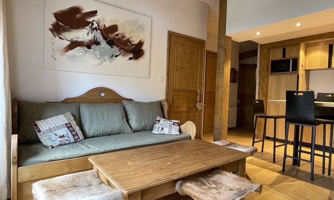 Mont-de-Lans Apartment | Le Jardin Alpin: Cozy apartment in a luxury residence