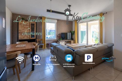 Castanet-Tolosan Apartment | Le Jardin des Chimères