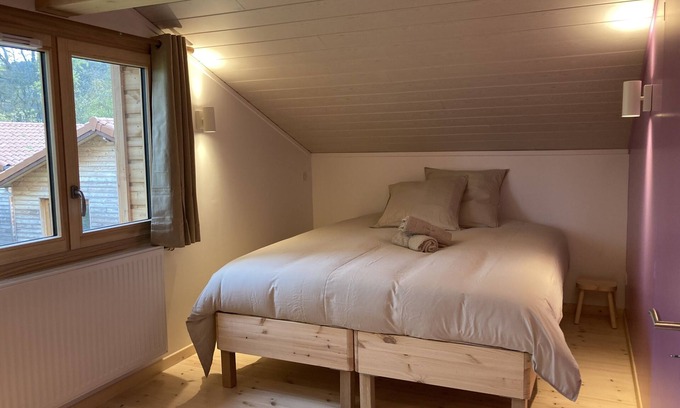 Saint-Regis-du-Coin Ski Chalet | Le Jardin des 4M - Chalet-Gîte Mauve