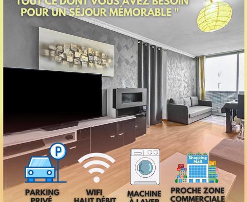 Bellevue Apartment | Le Lumineux - Proche centre-ville et Atlantis
