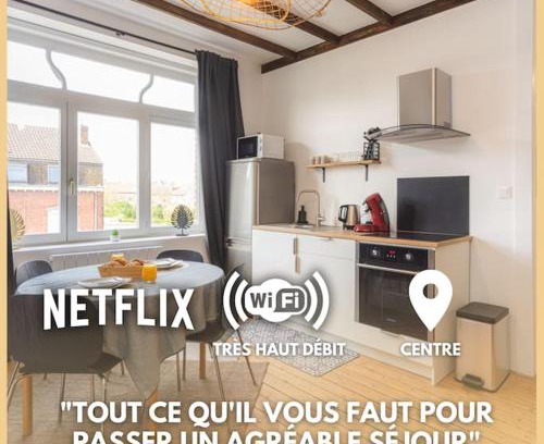 Valenciennes Apartment | LE LUXUEUX - Netflix I WIFI I CENTRE - Design & Cosy