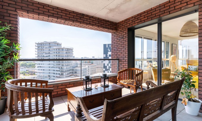 Vieux Malakoff Apartment | Le Manhattan – Élégance, Vue Panoramique et Confort au Cœur d’EuroNantes
