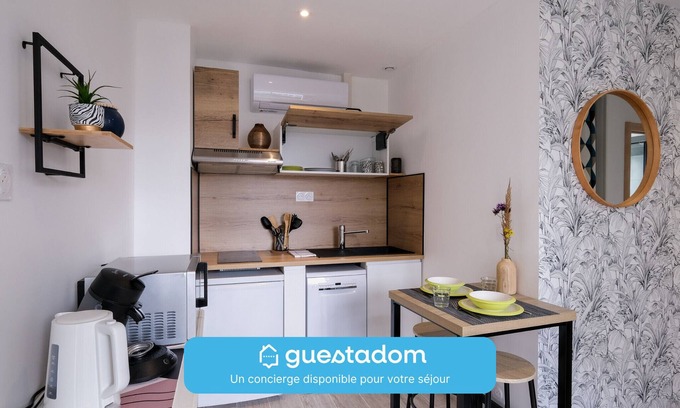 Saint-Nazaire Apartment | Le Manoë- 200m gare - Wifi