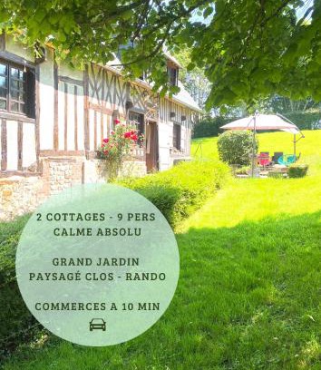 Neuville-sur-Touques House | Le Manoir de la Lanterne et son cottage - 2 à 9 pers