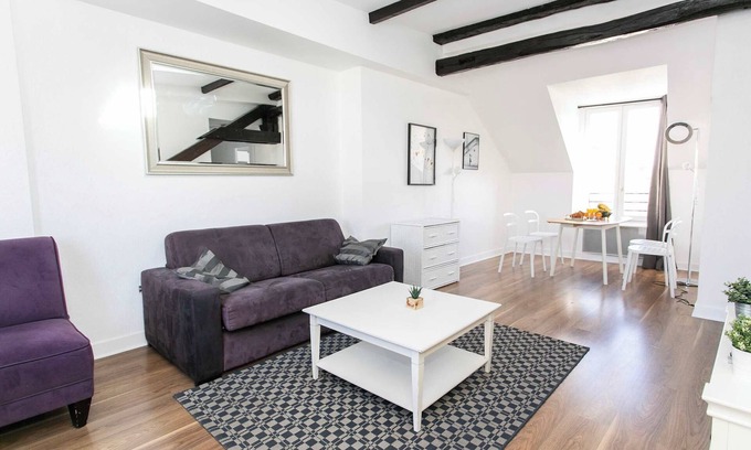 Arts-et-Metiers Apartment | Le Marais - 1BR by Pompidou
