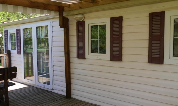 Lezan House | LE MAS DES CHENES Mobile Home 4 people D