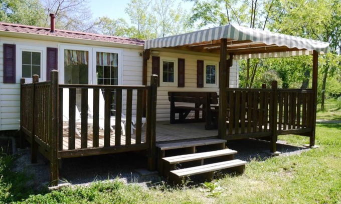 Lezan House | LE MAS DES CHENES Mobile Home 4 people F
