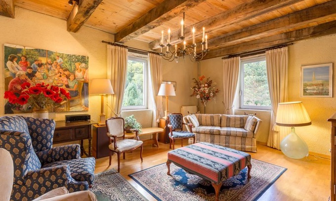 Saint-Denis-Catus Villa | Le Moulin du Pit is an impressive restored 15th Century water mill near enough to the Dordogne for <