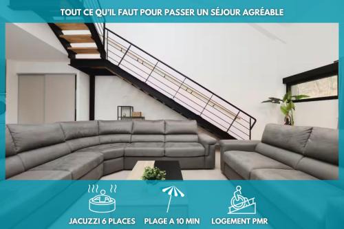 Condette House | Le Naturiste Loft with Jacuzzi