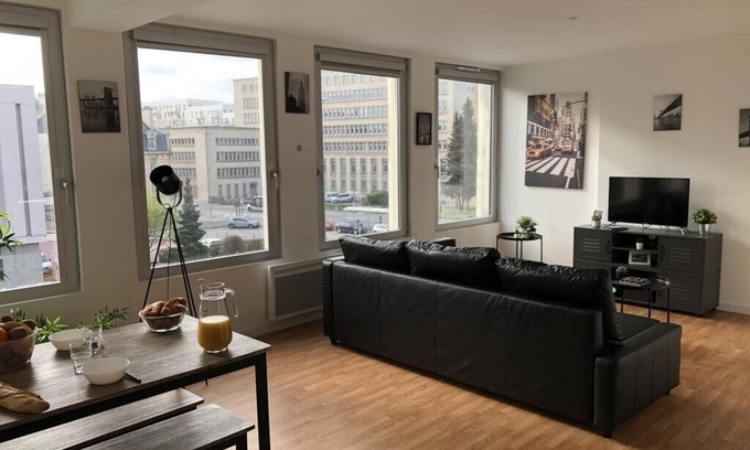 Centre Ancien Apartment | ❤️ LE NEW YORKAIS🛎️ HYPER CENTRE ☀️ FIBRE WIFI ⛱️ JERGWELOH