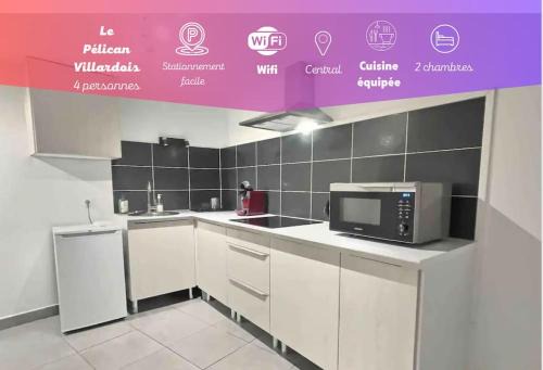 Villars-les-Dombes Apartment | Le Pélican Villardois - 2 chambres - centre