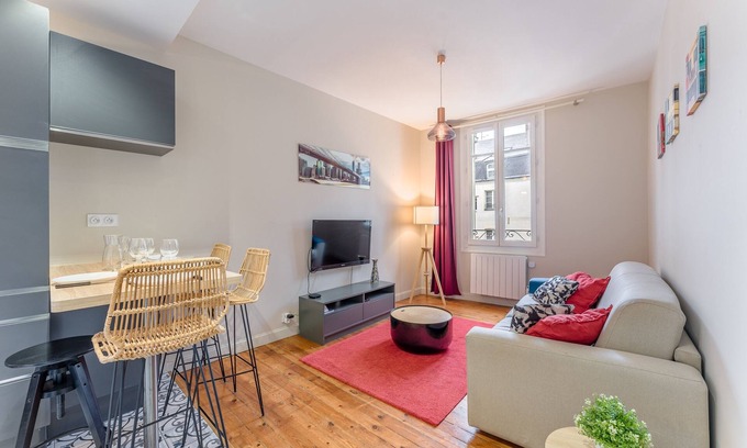 Decre-Cathedrale Apartment | Le Petit Bacchus - au cœur de Nantes